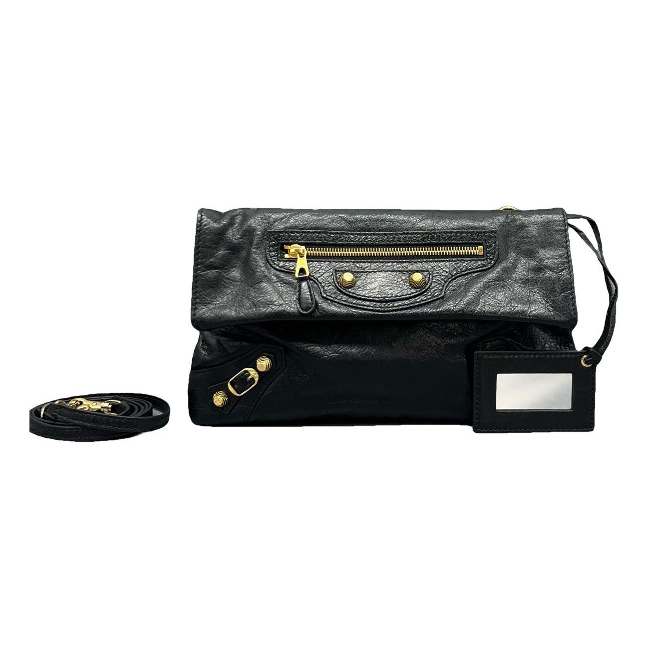 Envelop leather crossbody bag