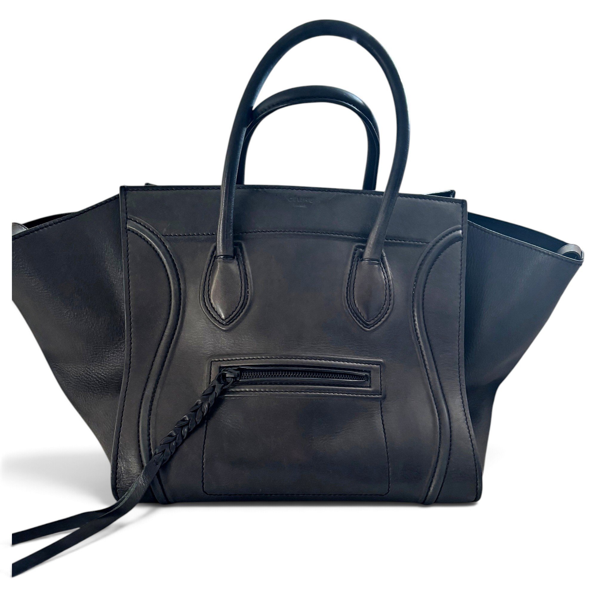 Celine Luggage leather tote