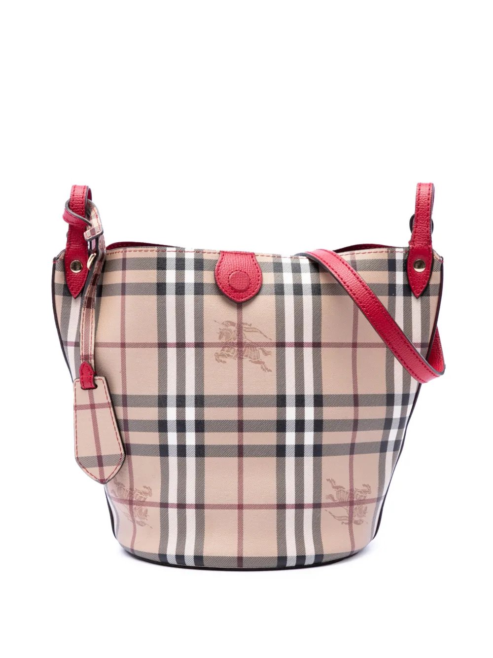 2000-2017 Haymarket Check Coated Canvas Lorne bucket bag