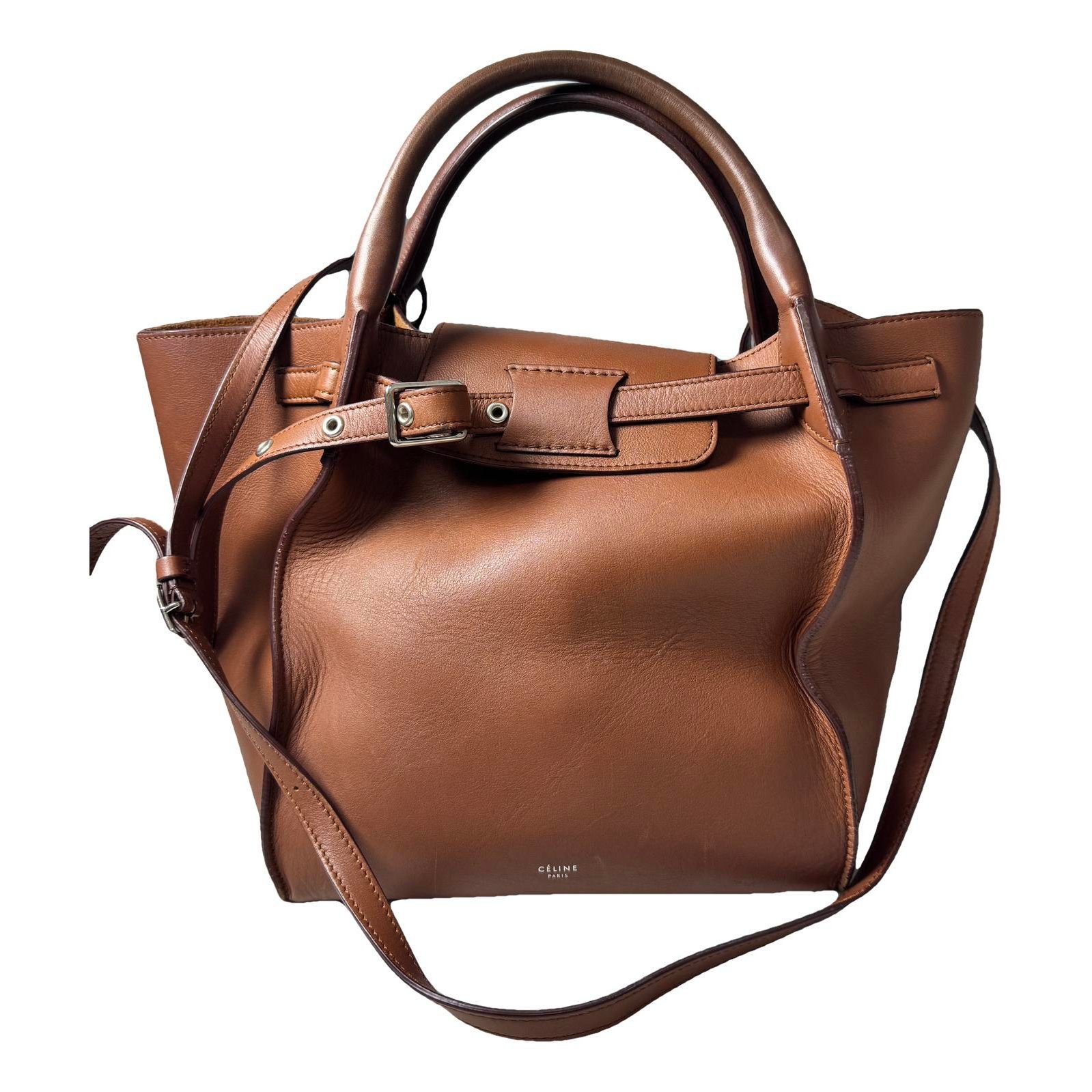 Big Bag leather handbag
