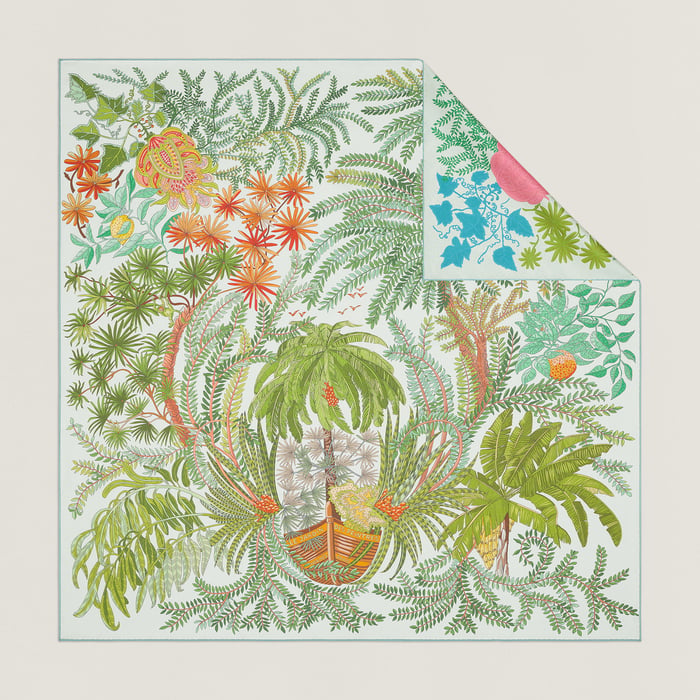 Le Jardin Des Peintres Double Face Scarf 90