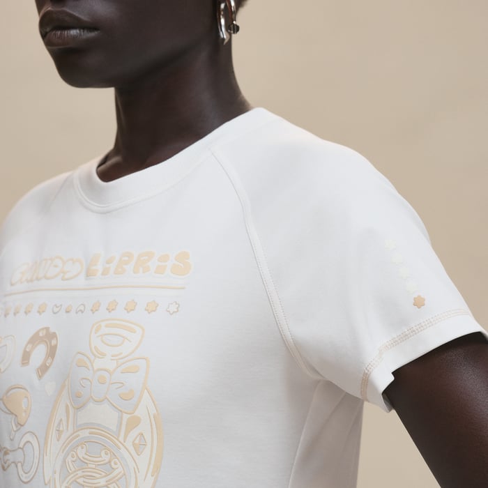 Blanc Printed Micro T-shirt
