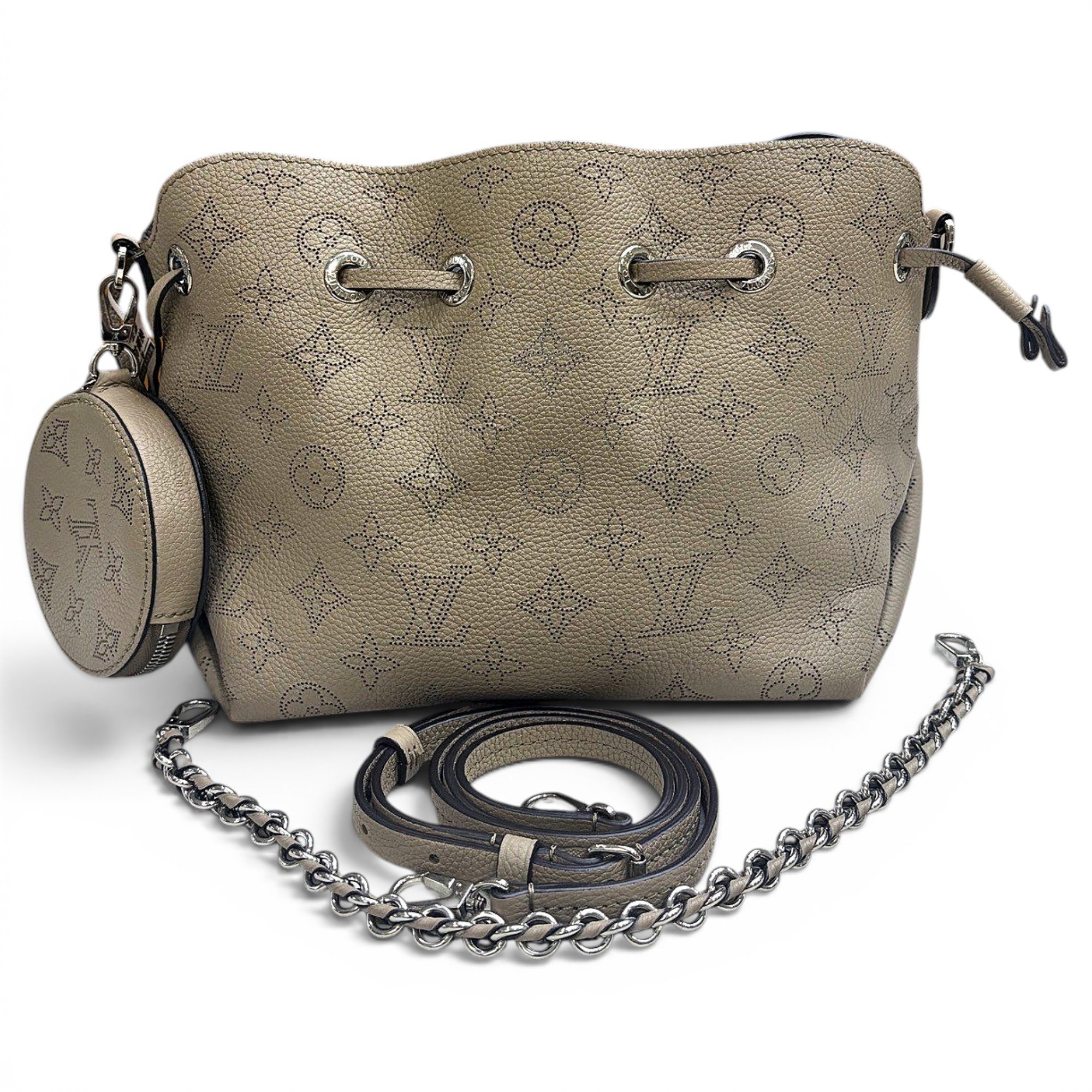 Poche Noé leather handbag