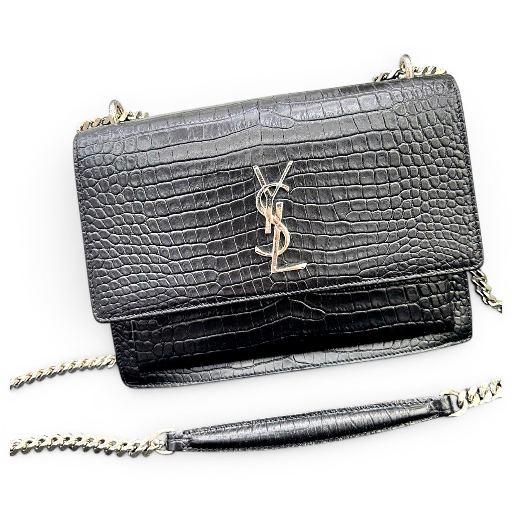 Sunset leather handbag