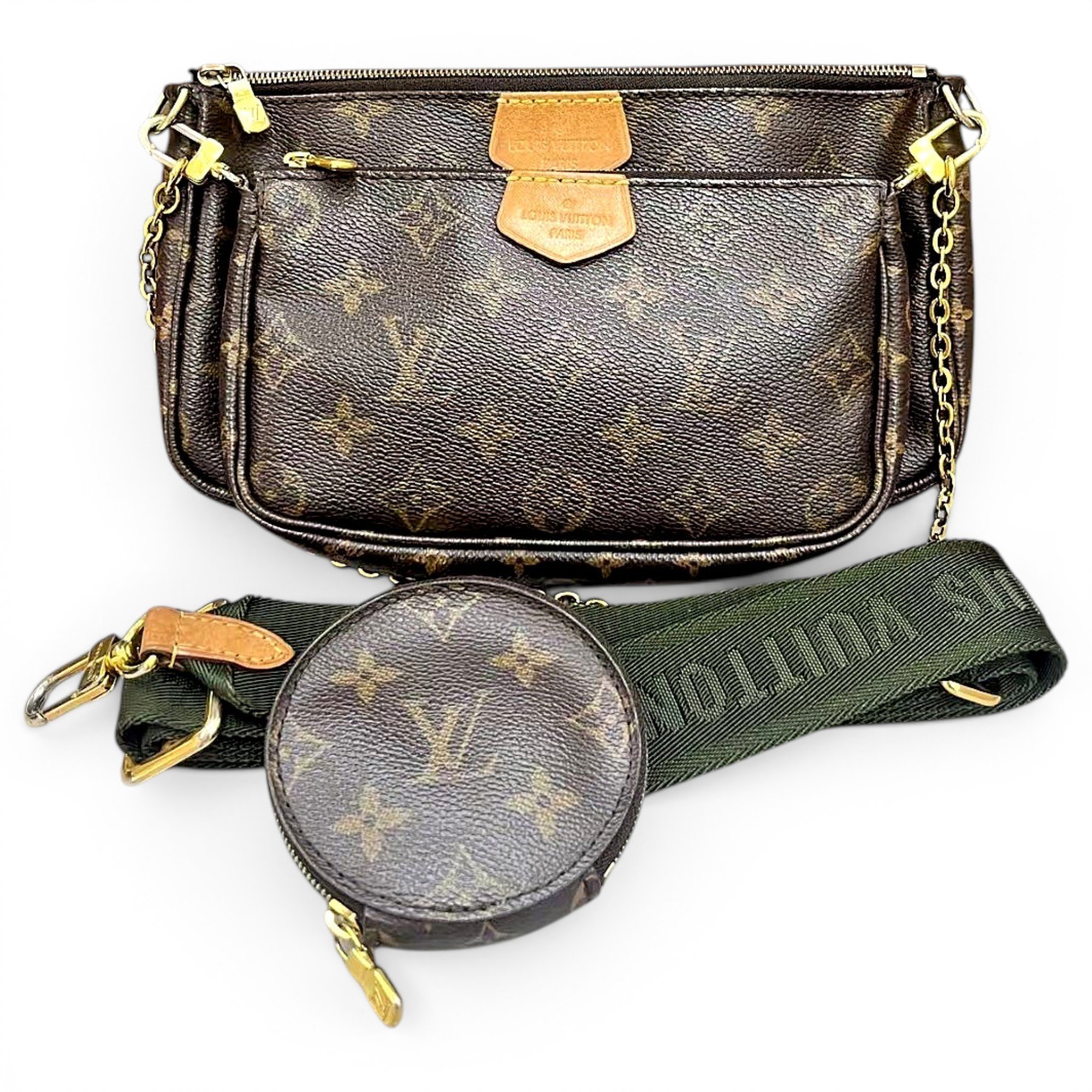 Multi Pochette Accessoires leather crossbody bag