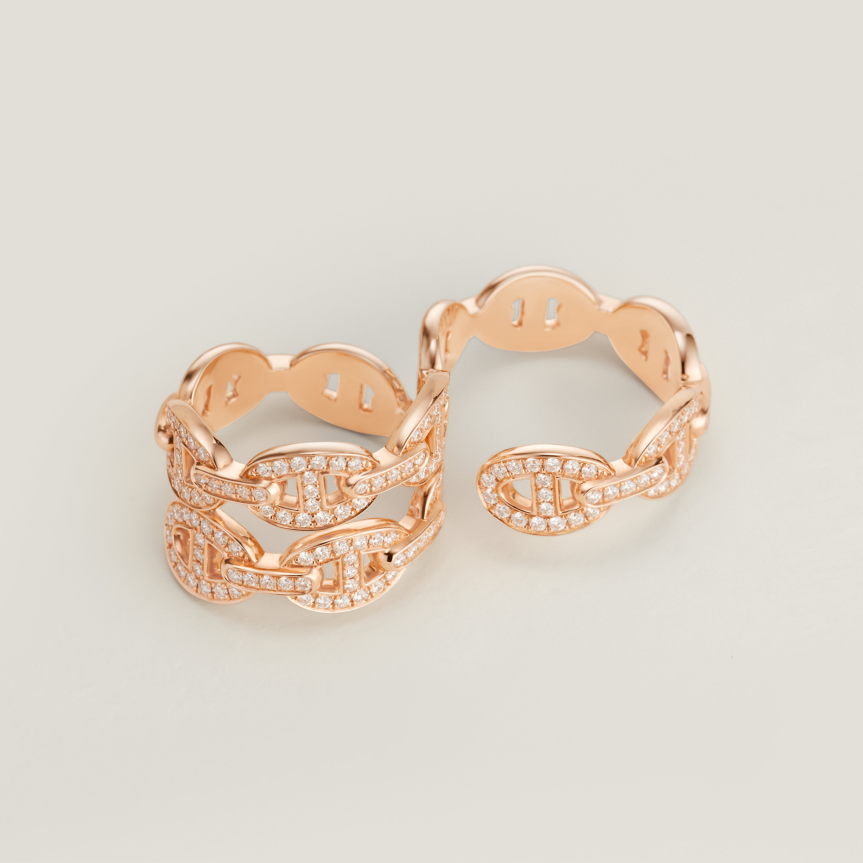 Chaine d'ancre Enchainee double ring
