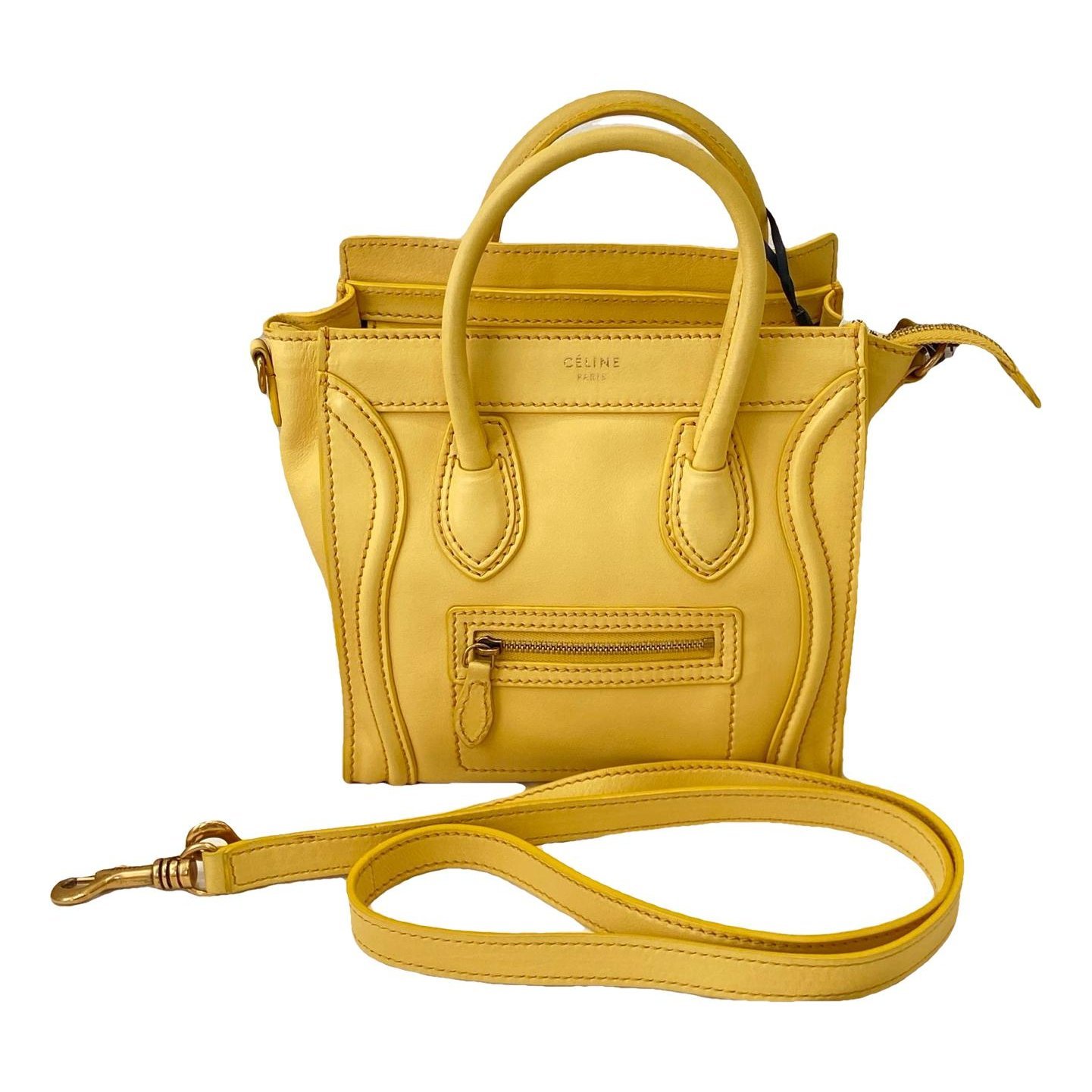 Luggage leather handbag