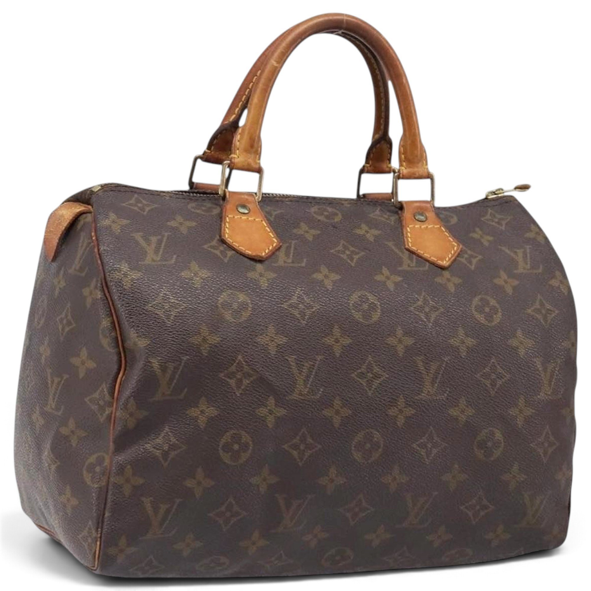 Speedy leather bowling bag