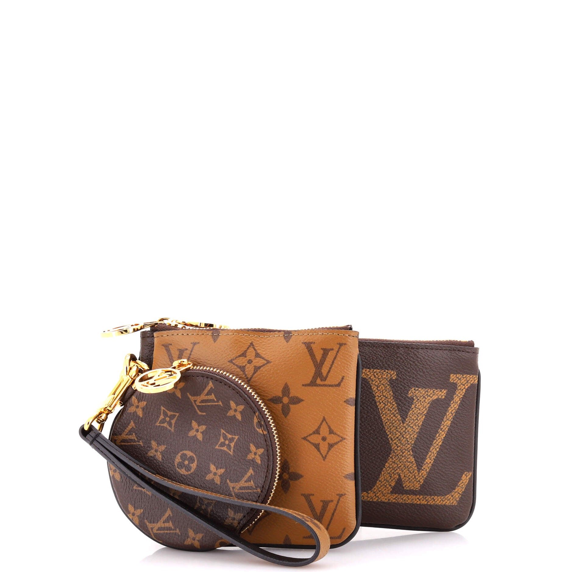 Trio Pouch Set Reverse Monogram Giant