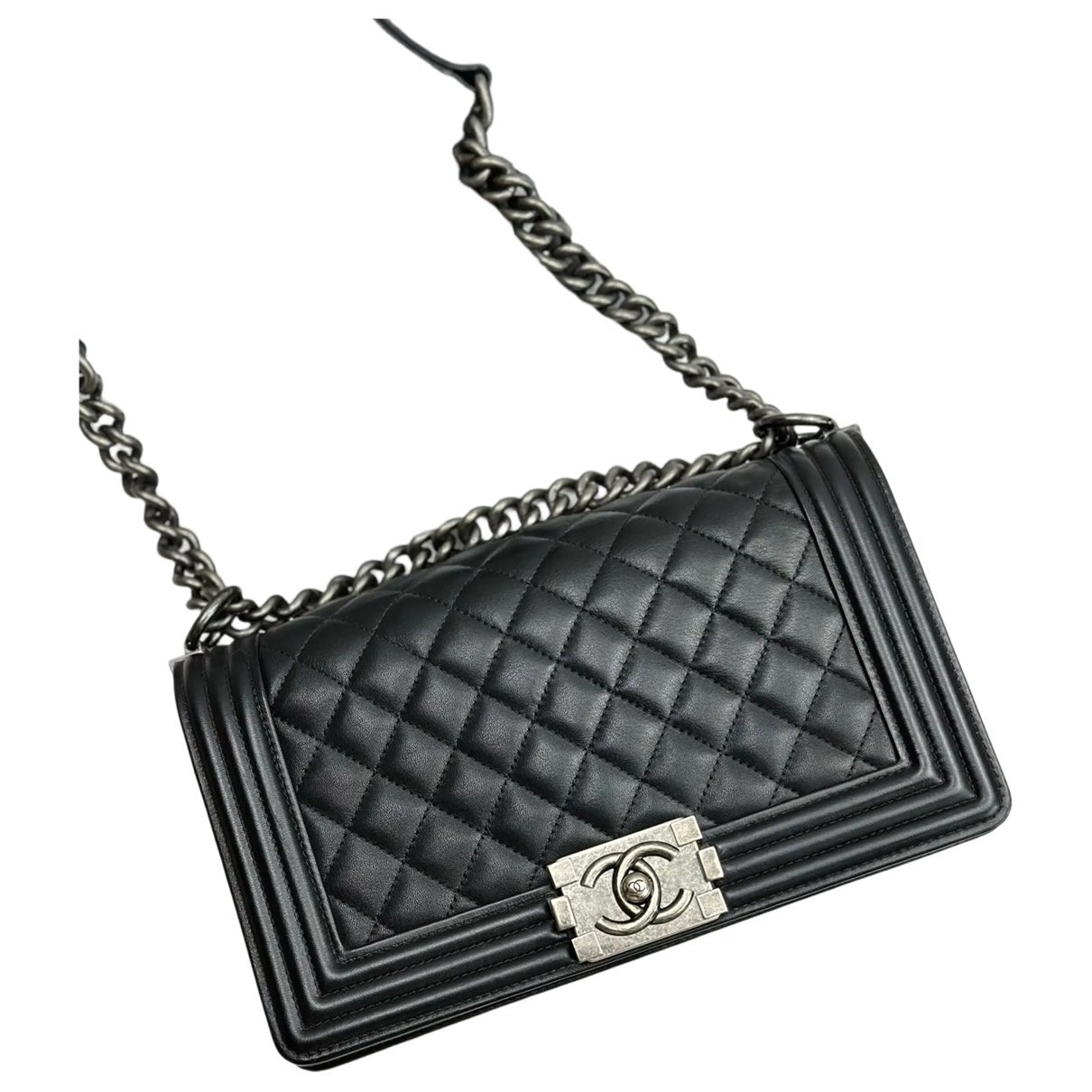 Boy leather crossbody bag