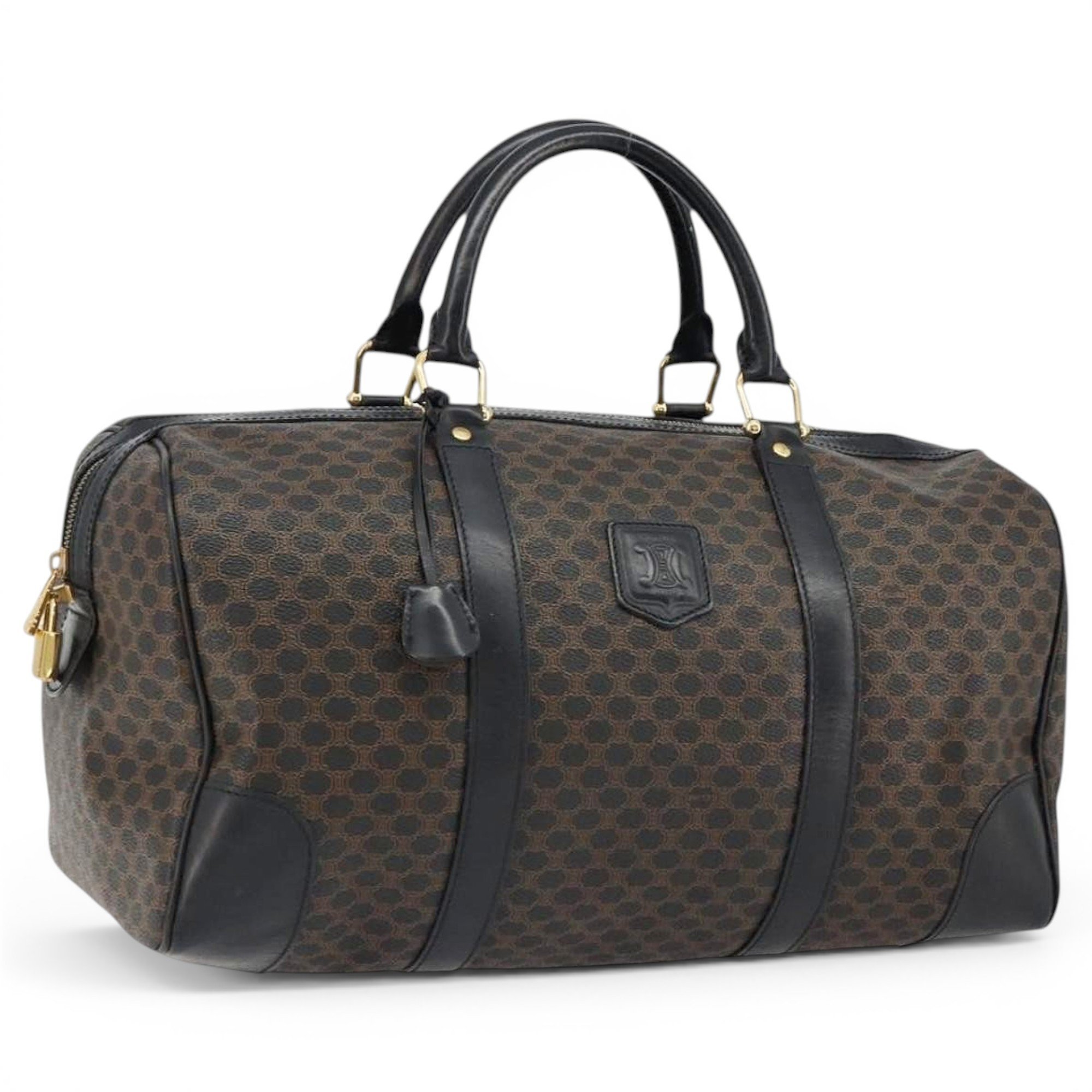 Leather bowling bag