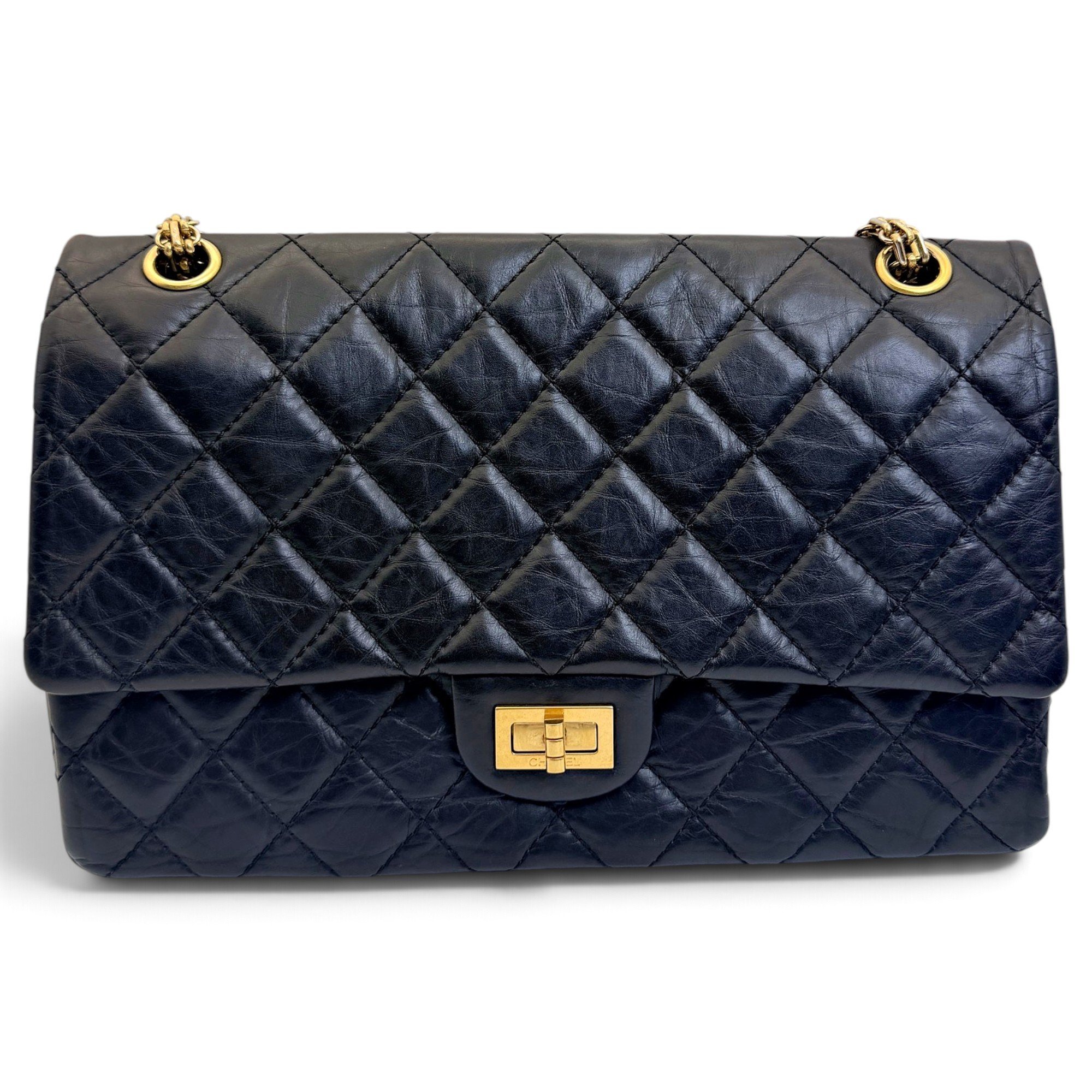 2.55 leather handbag