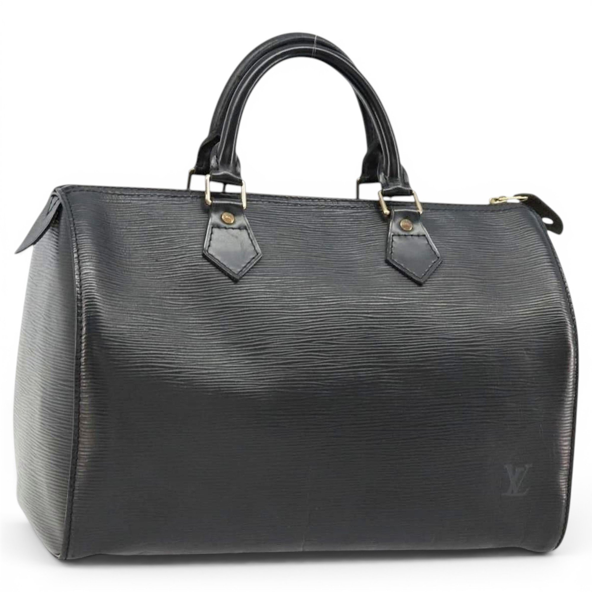 Speedy leather handbag