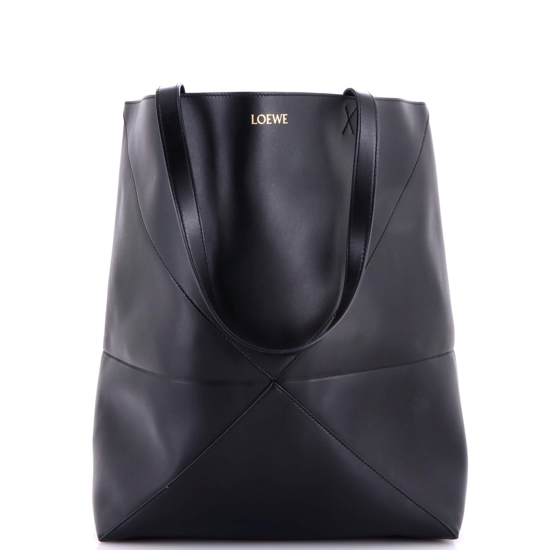 Puzzle Fold Tote Leather XL
