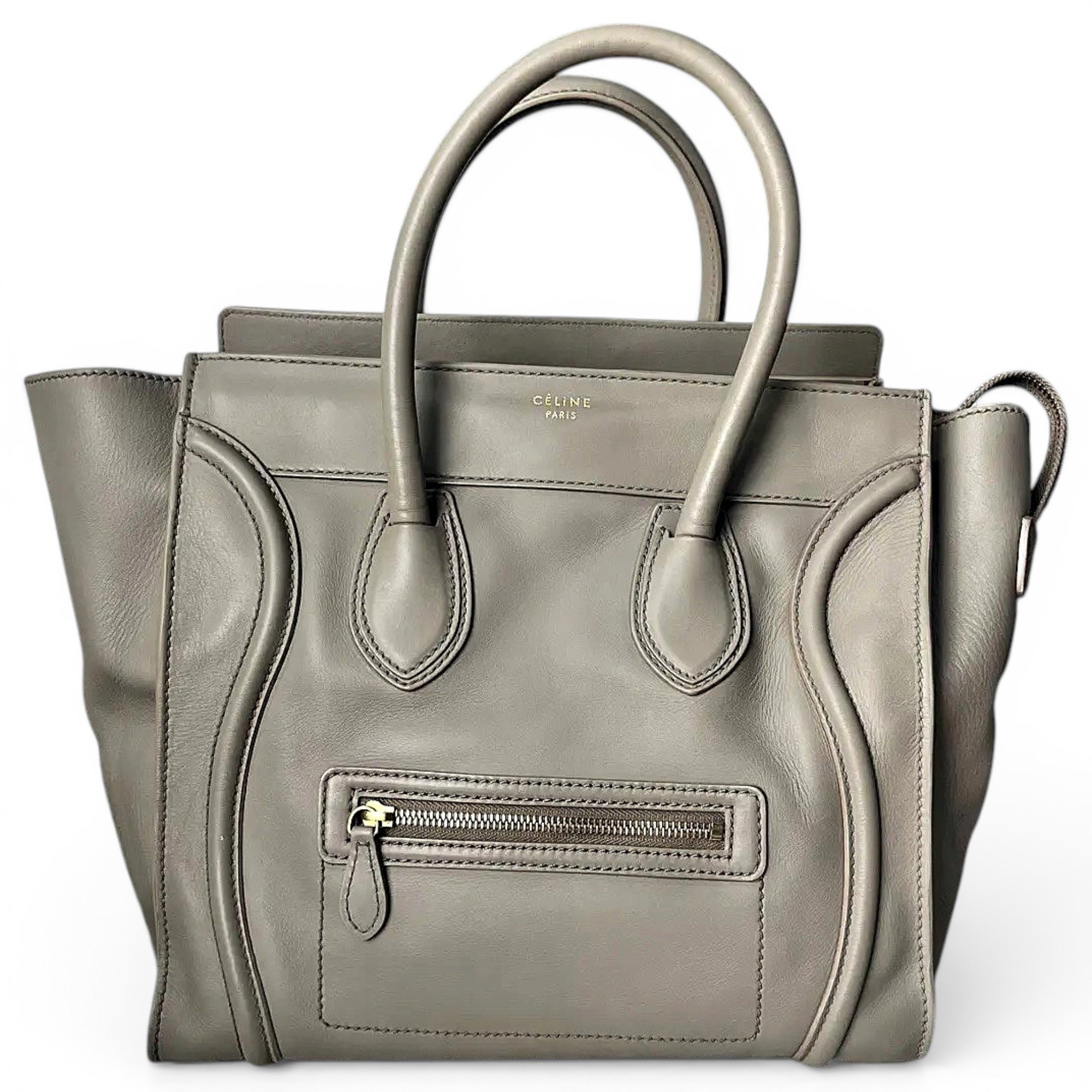 Luggage leather handbag