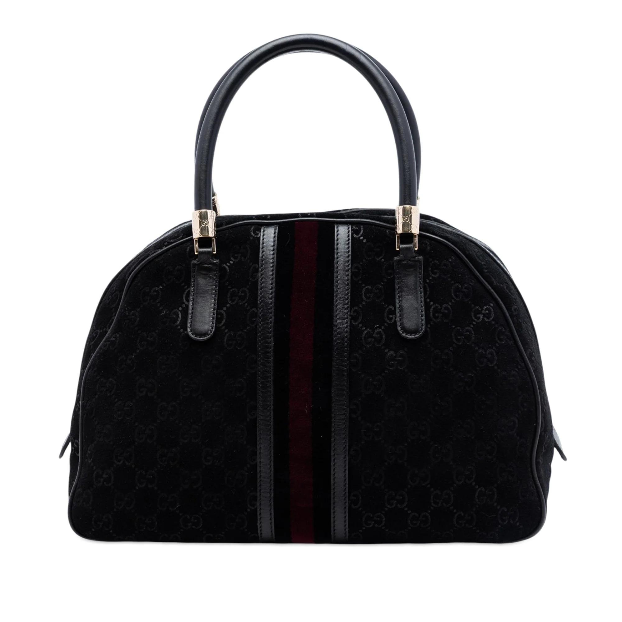 Dôme leather handbag