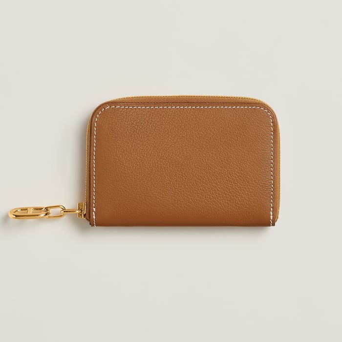 Gold Zipengo Chaine d'Ancre Compact Card Holder