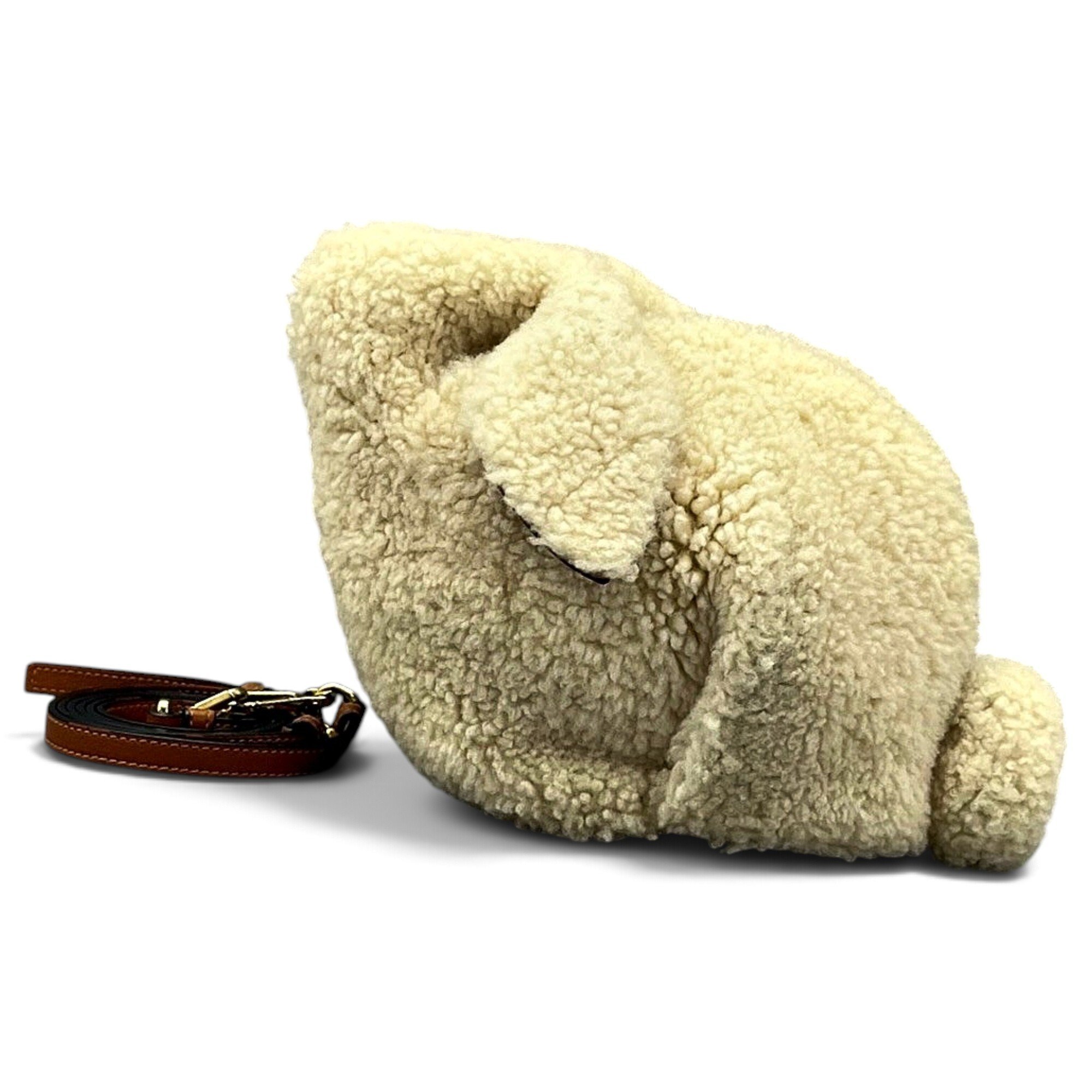 Animals cashmere handbag