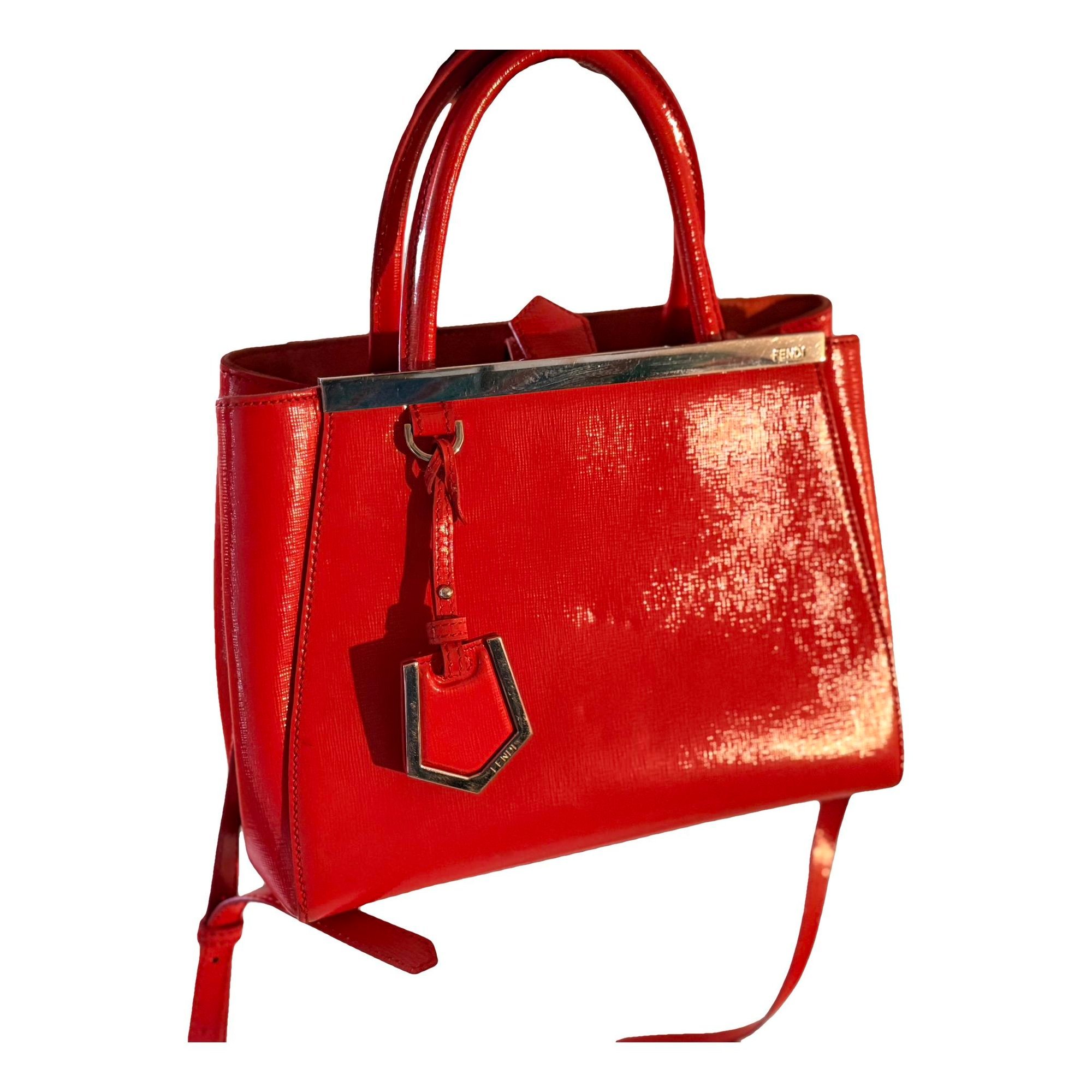 2Jours patent leather handbag