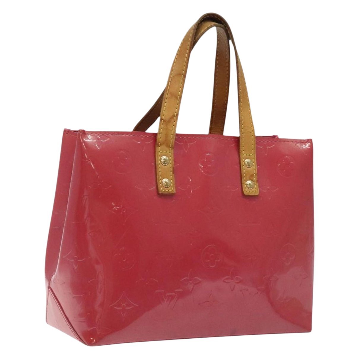 Reade patent leather handbag