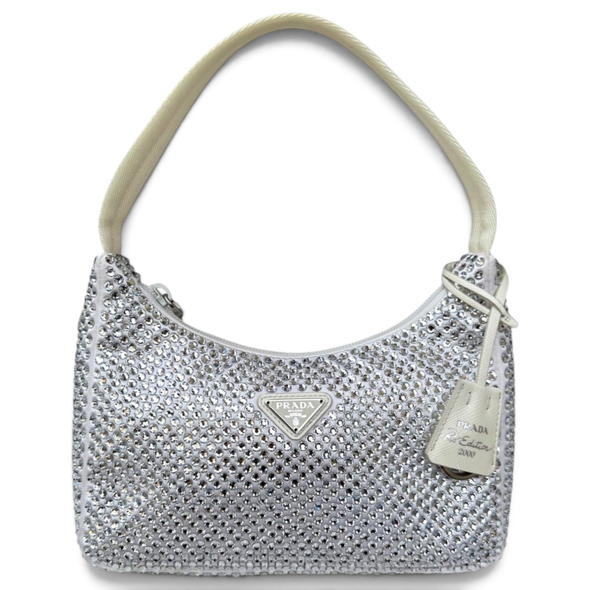 Re-Edition 2000 glitter handbag