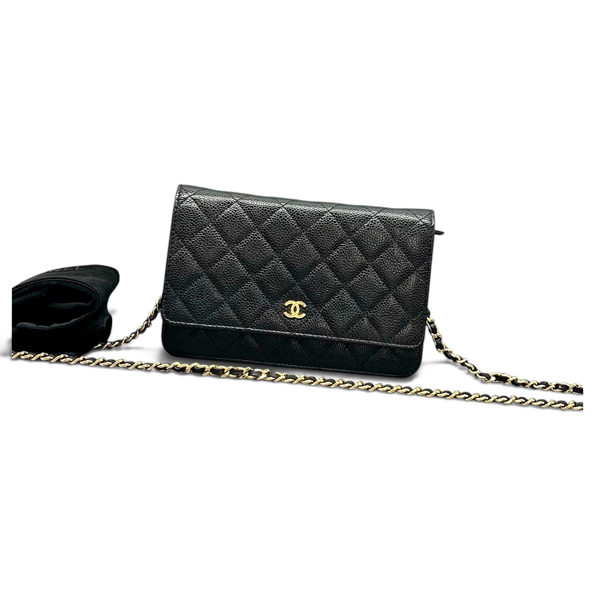 Wallet On Chain Timeless/Classique leather handbag