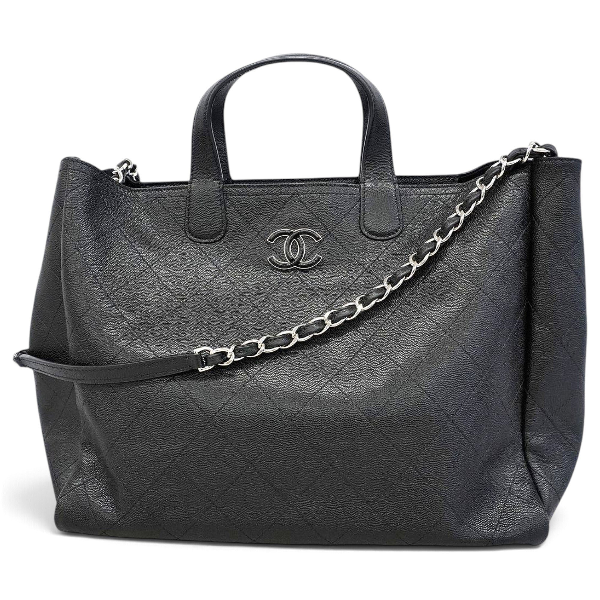 Leather tote