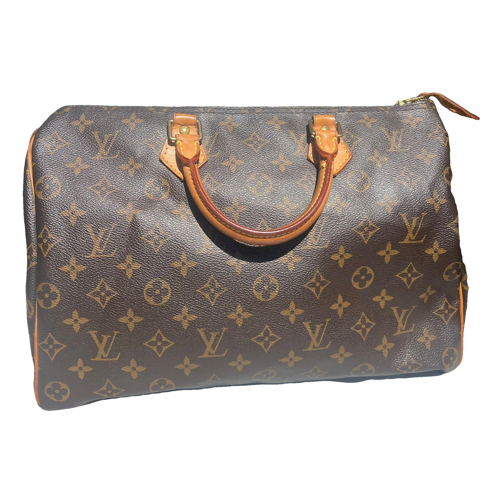 Speedy leather handbag