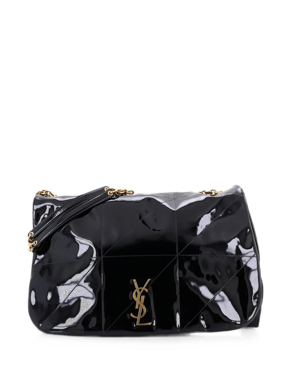 Jamie 4.3 Quilted Patent Large shoulder bag