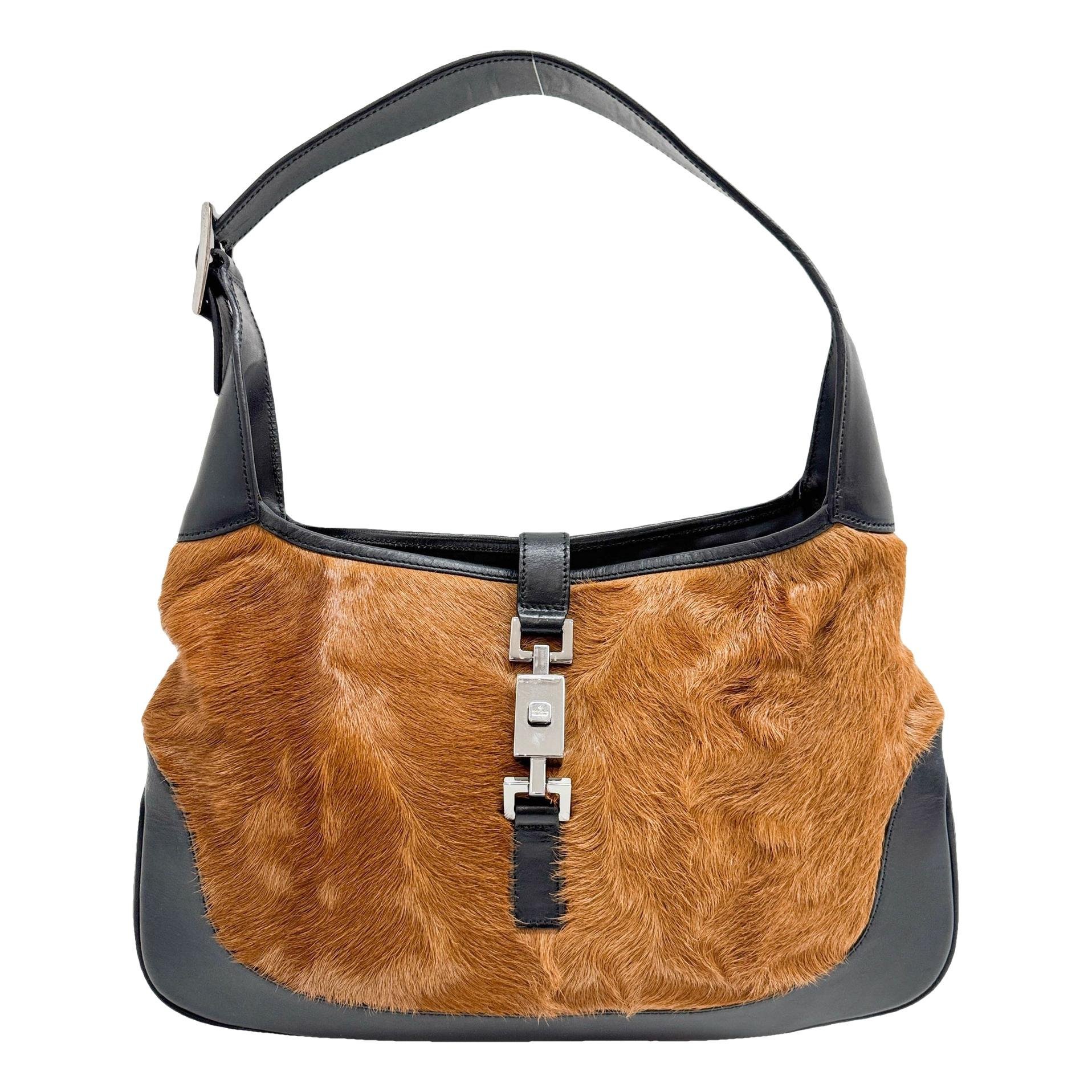 Jackie Vintage pony-style calfskin handbag