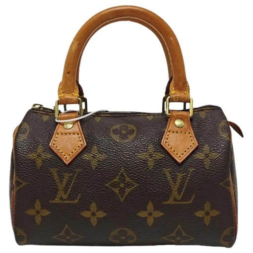 Nano Speedy / Mini HL leather handbag