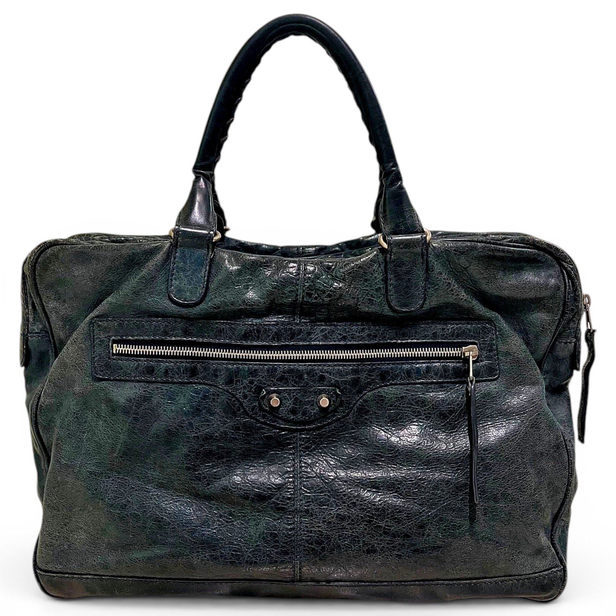 Leather handbag