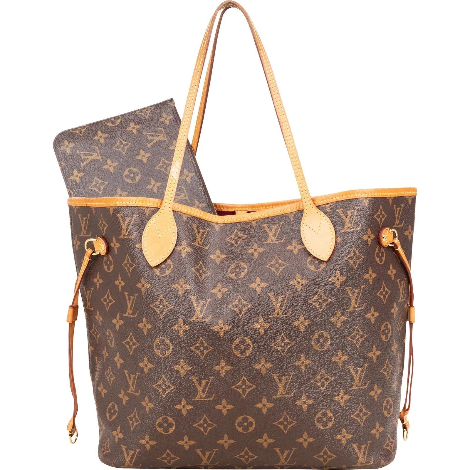Neverfull leather handbag