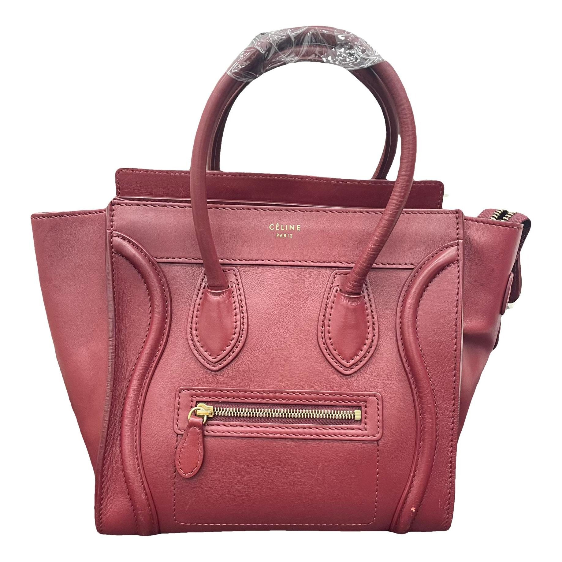 Luggage leather handbag