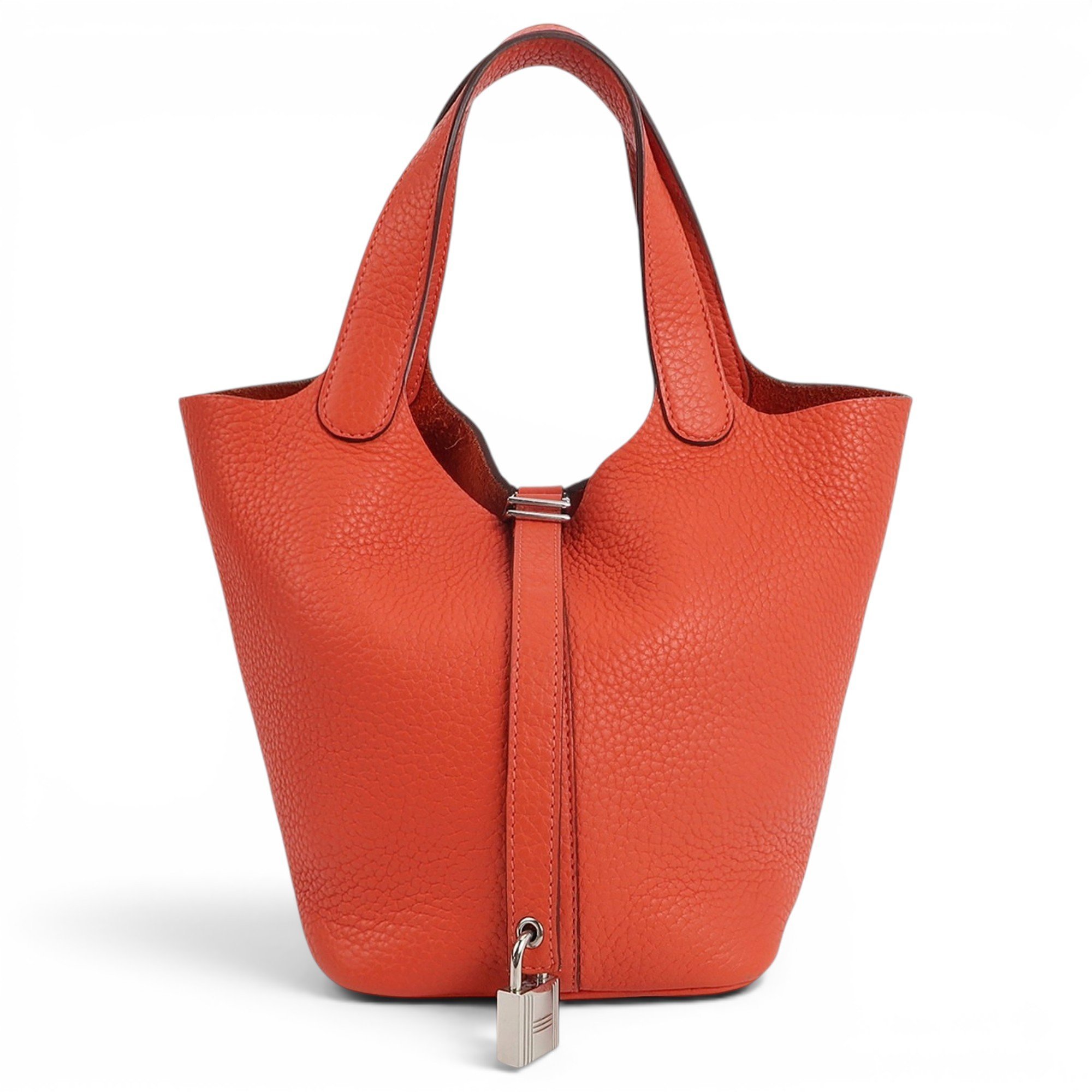 Picotin leather handbag