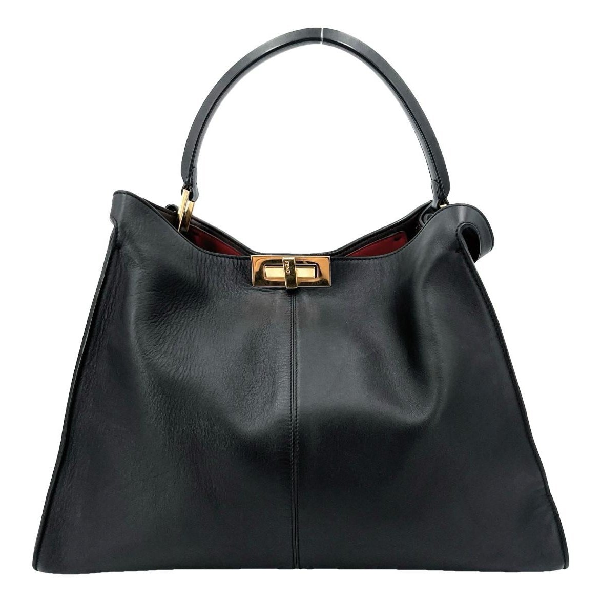 Peekaboo leather handbag