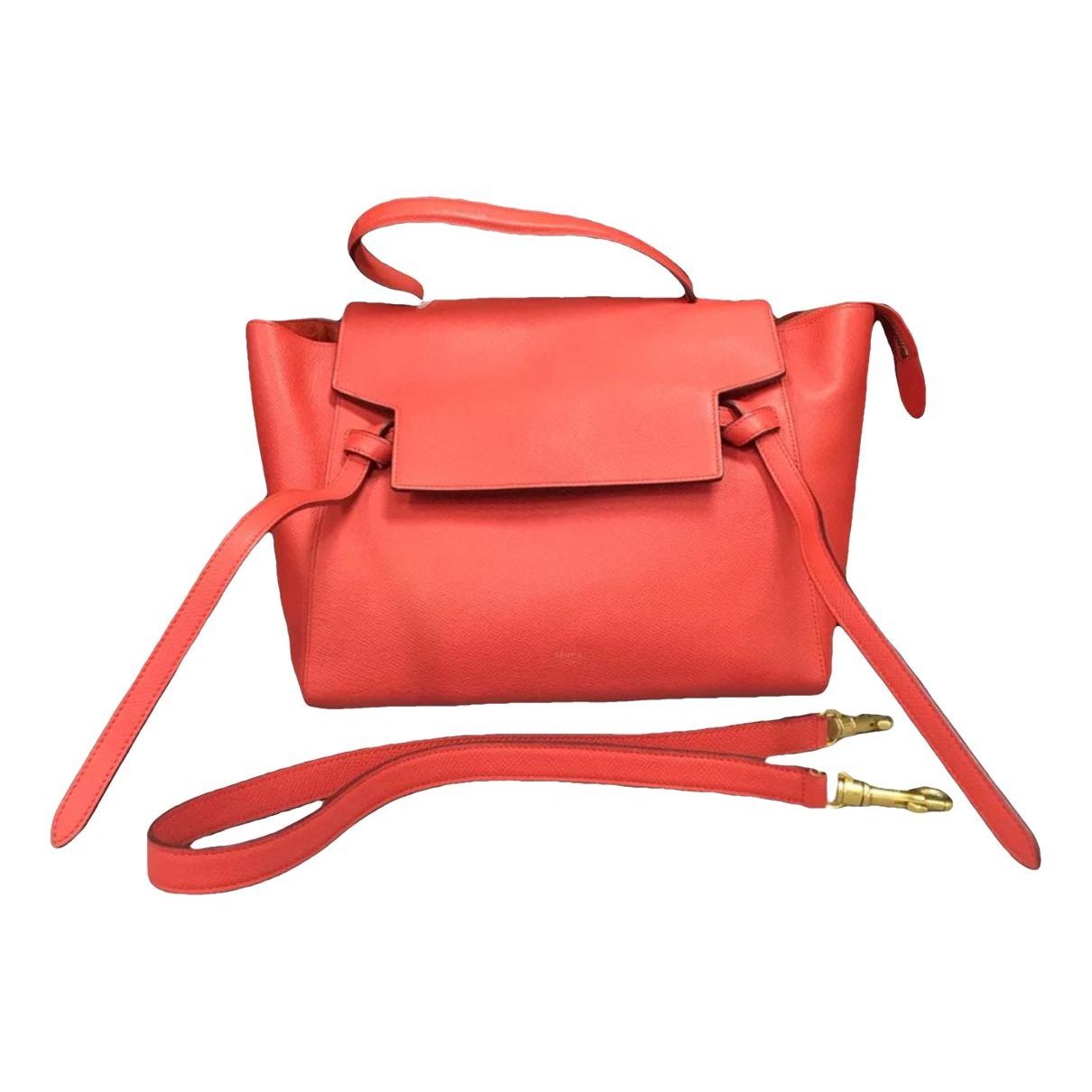 Belt leather handbag