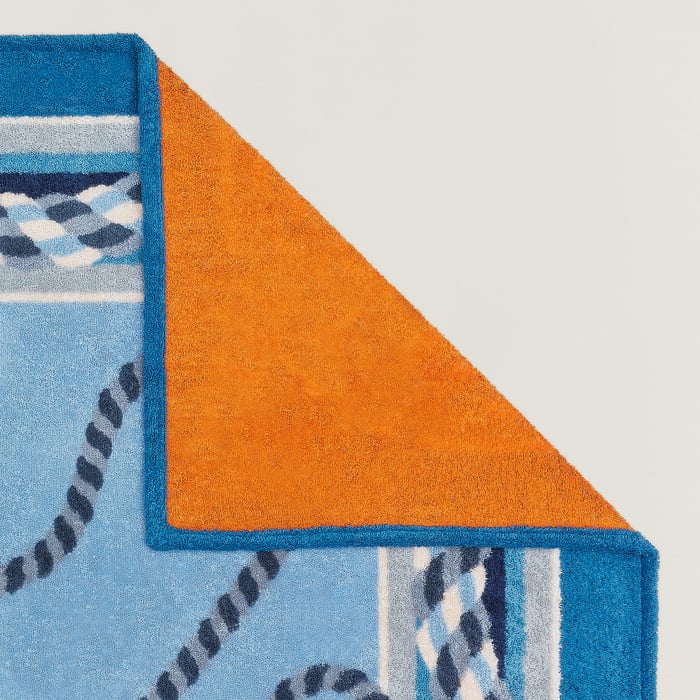Denim Canoe H Beach Towel