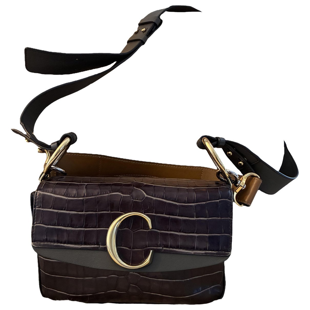 C leather handbag