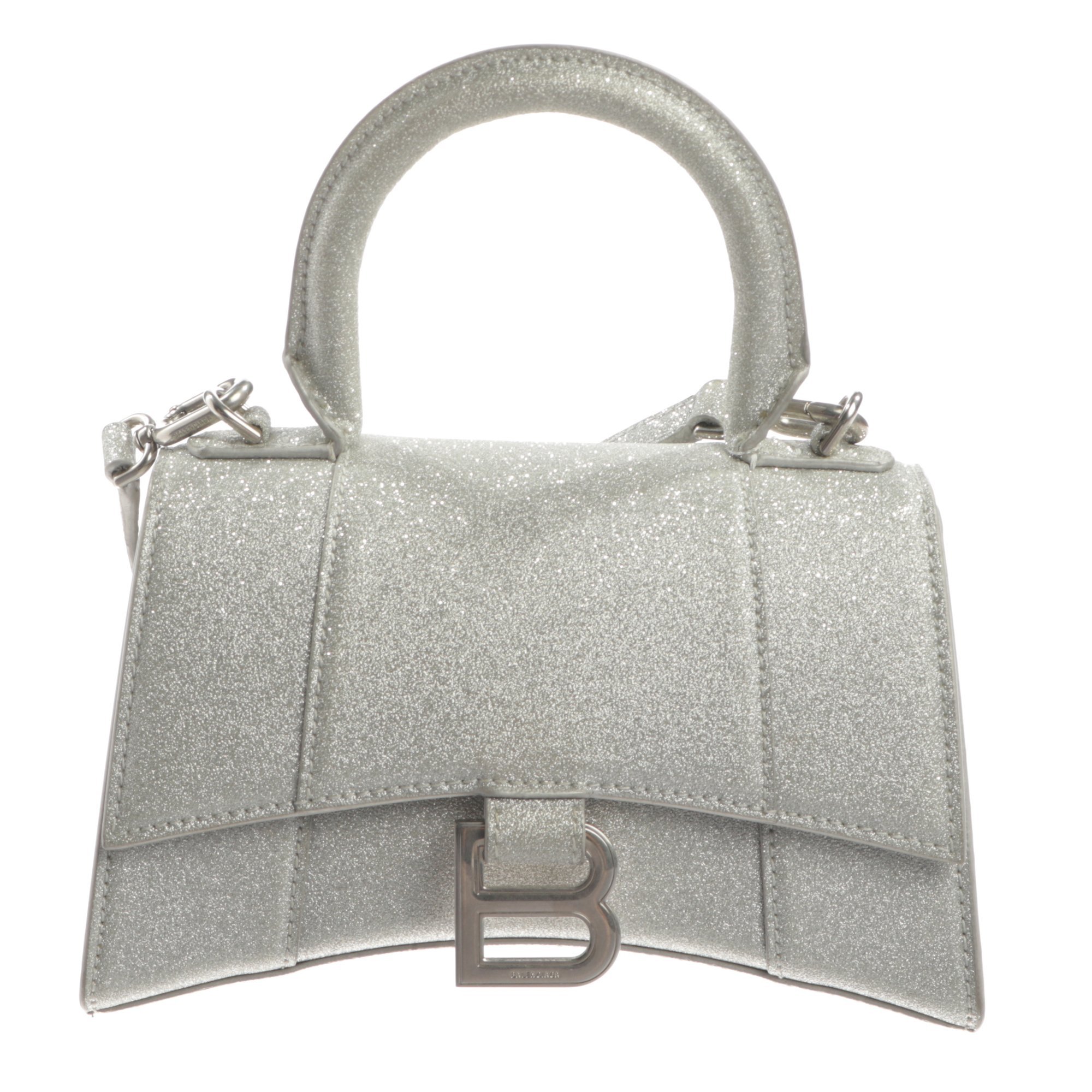 Hourglass leather bag