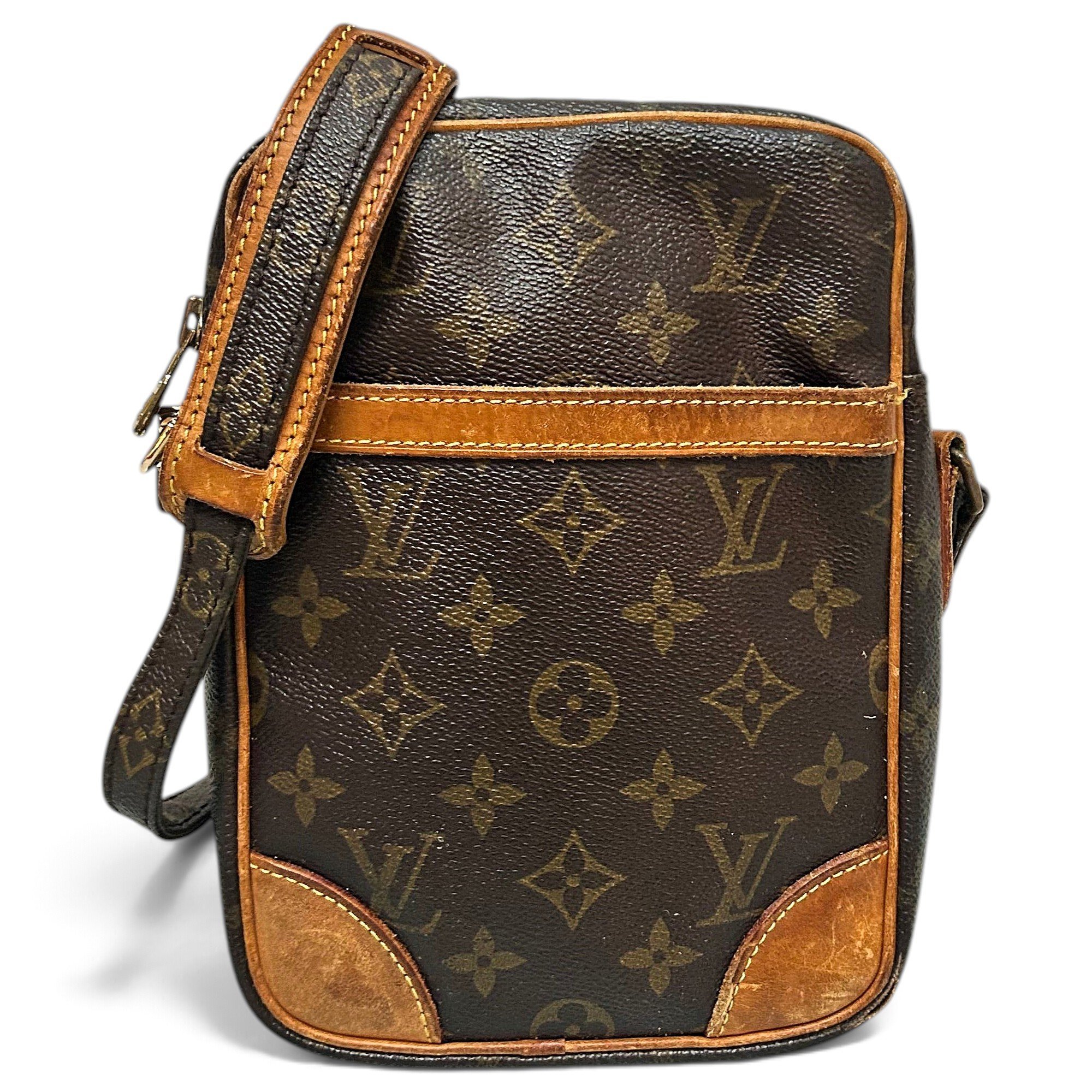 Danube leather crossbody bag