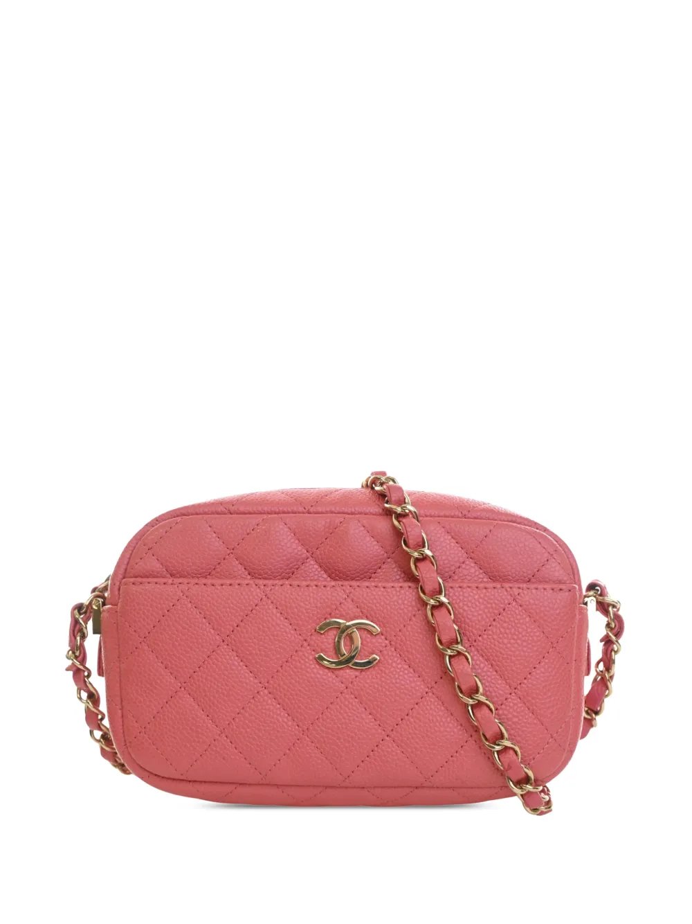 2018 Small CC Quilted Caviar Camera Bag crossbody bag