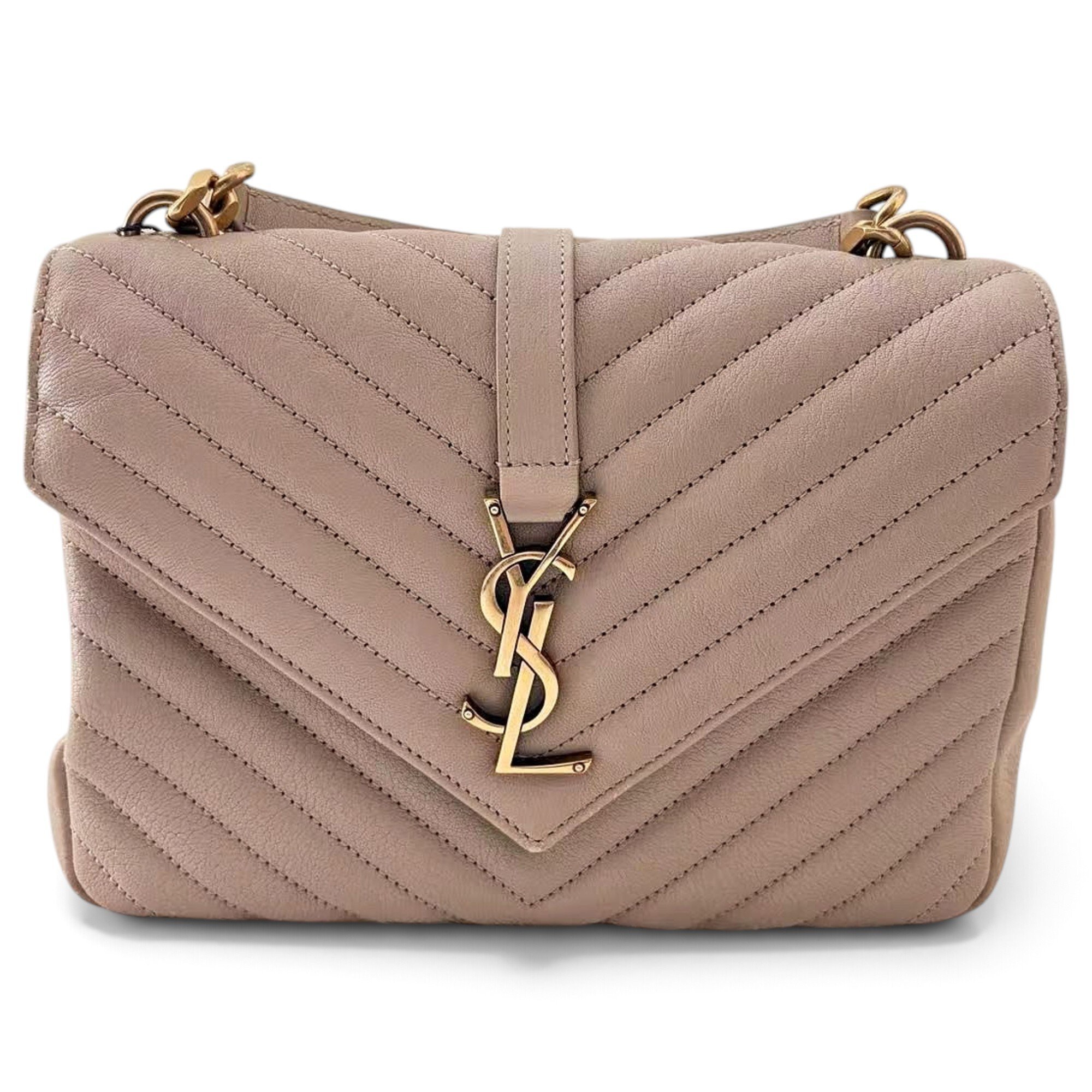 Collége monogramme leather handbag