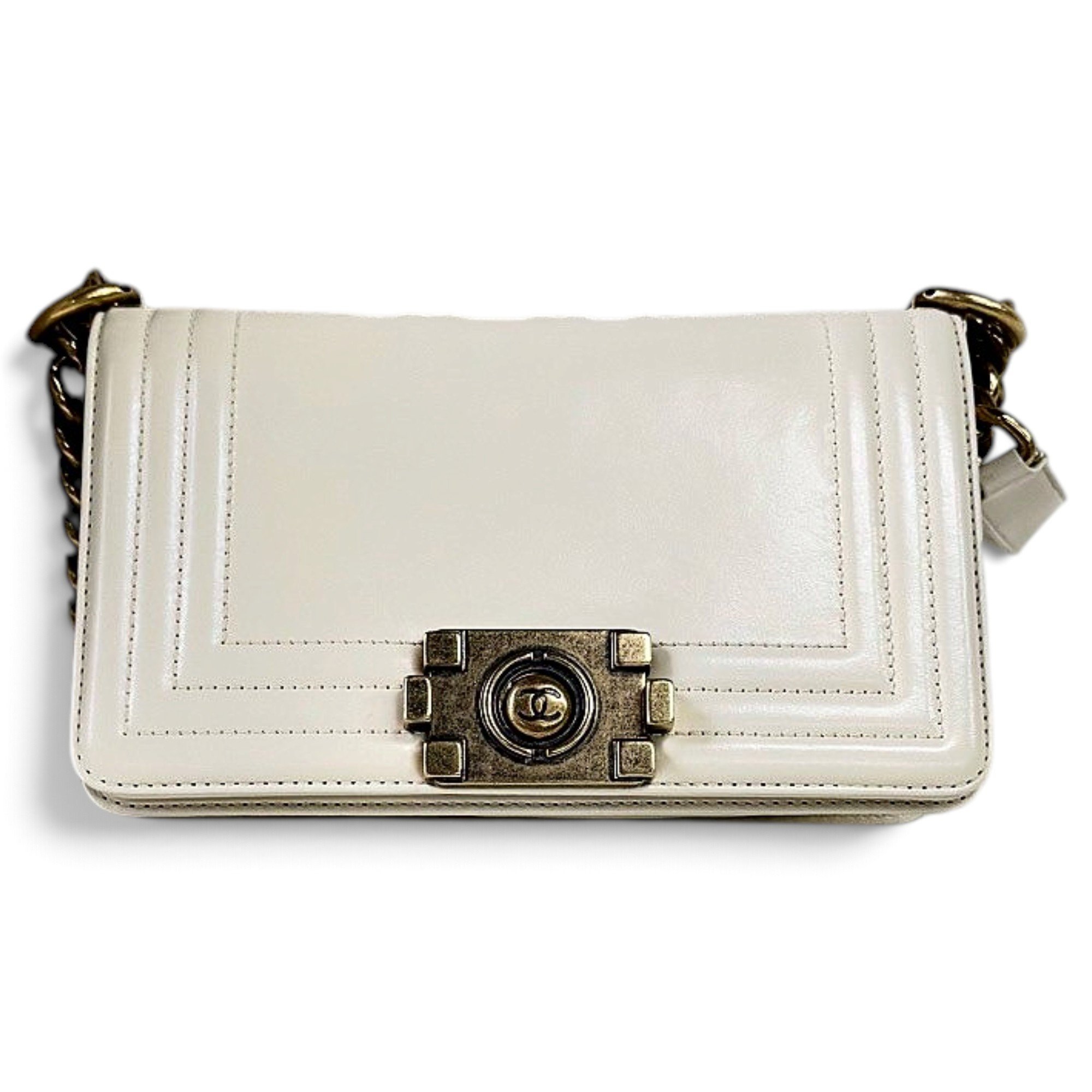 Boy leather crossbody bag