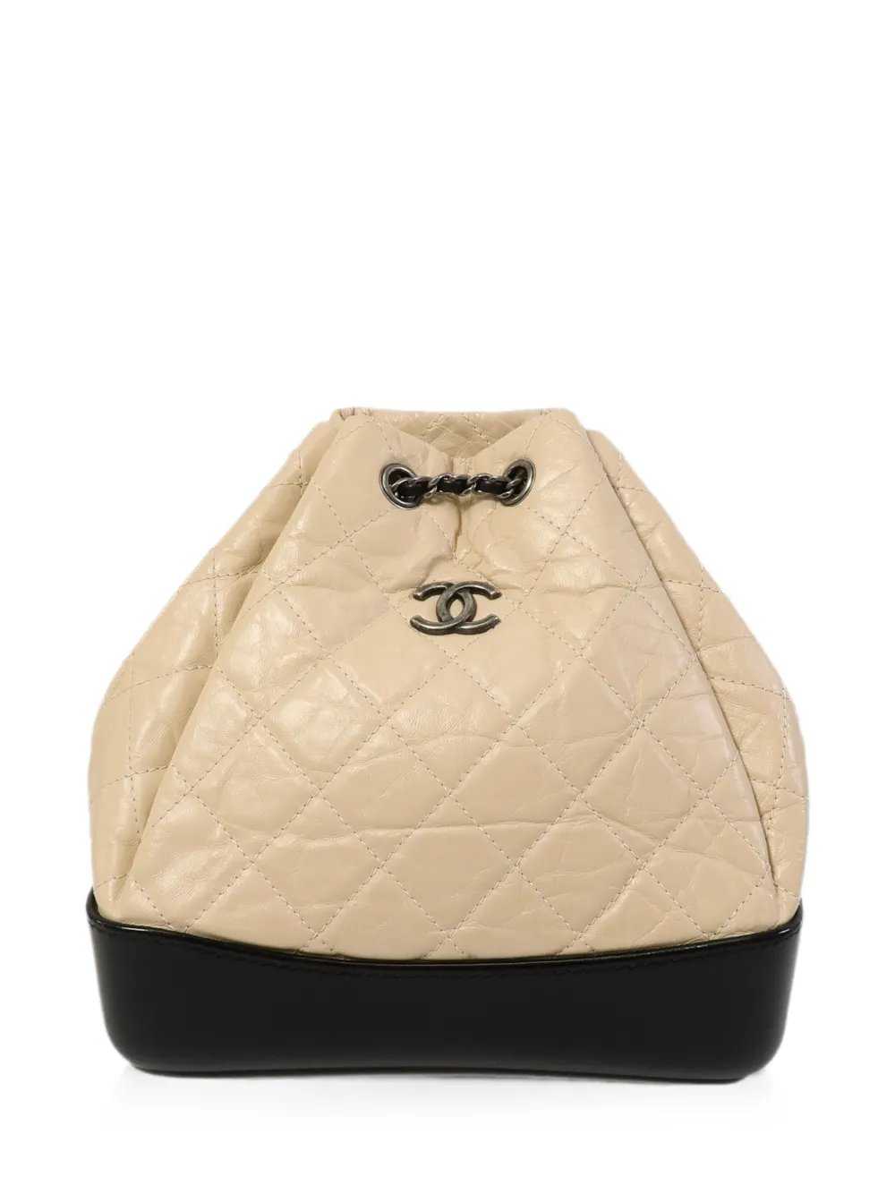 Gabrielle diamond-quilted backpack