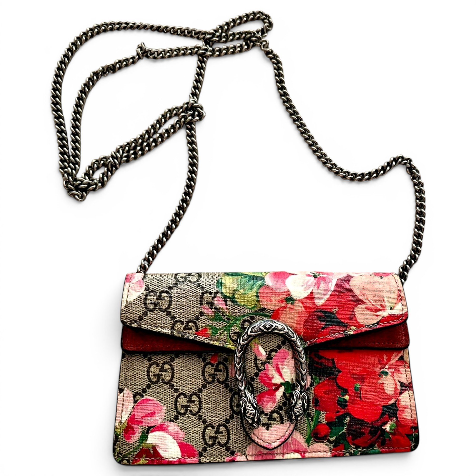 Dionysus Super Mini leather crossbody bag
