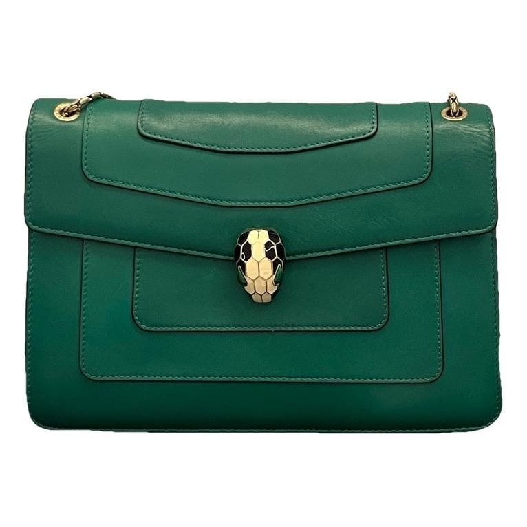 Serpenti leather handbag