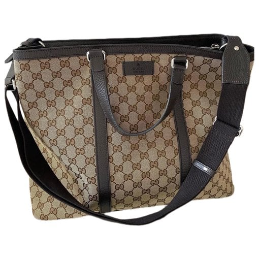 Leather tote