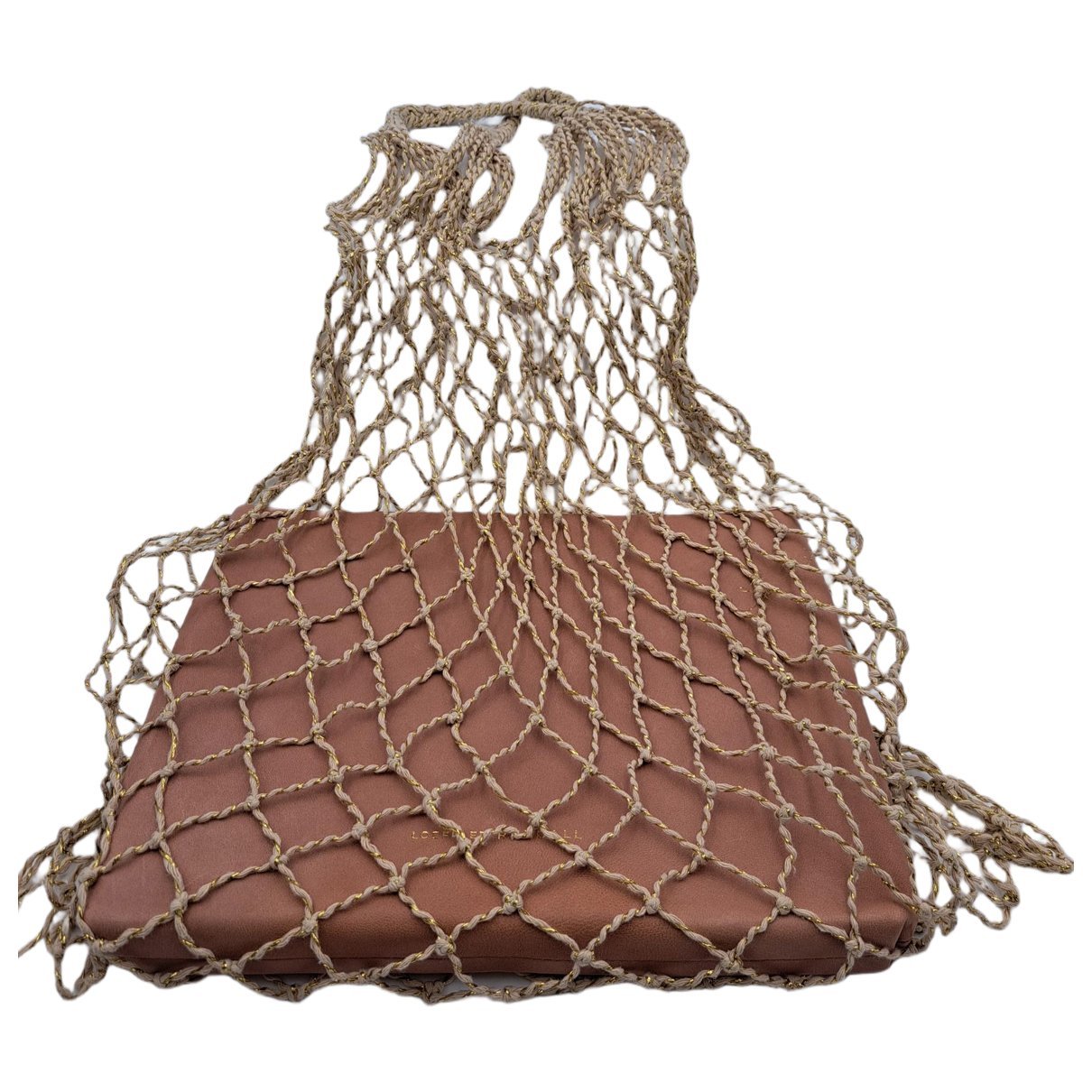Leather clutch bag