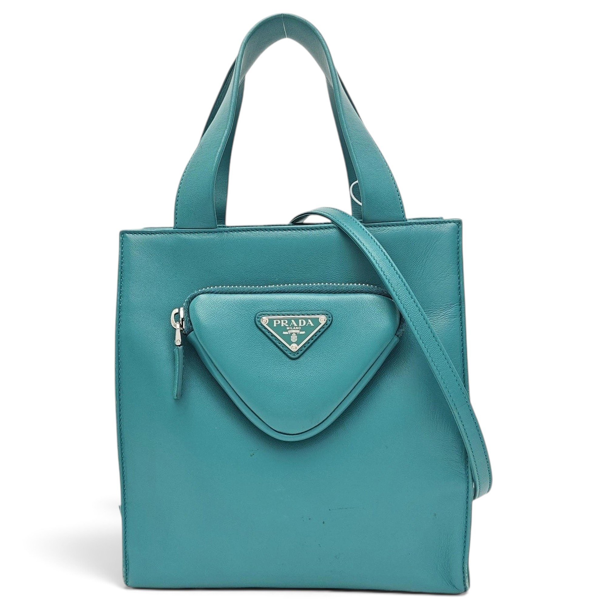 Leather handbag